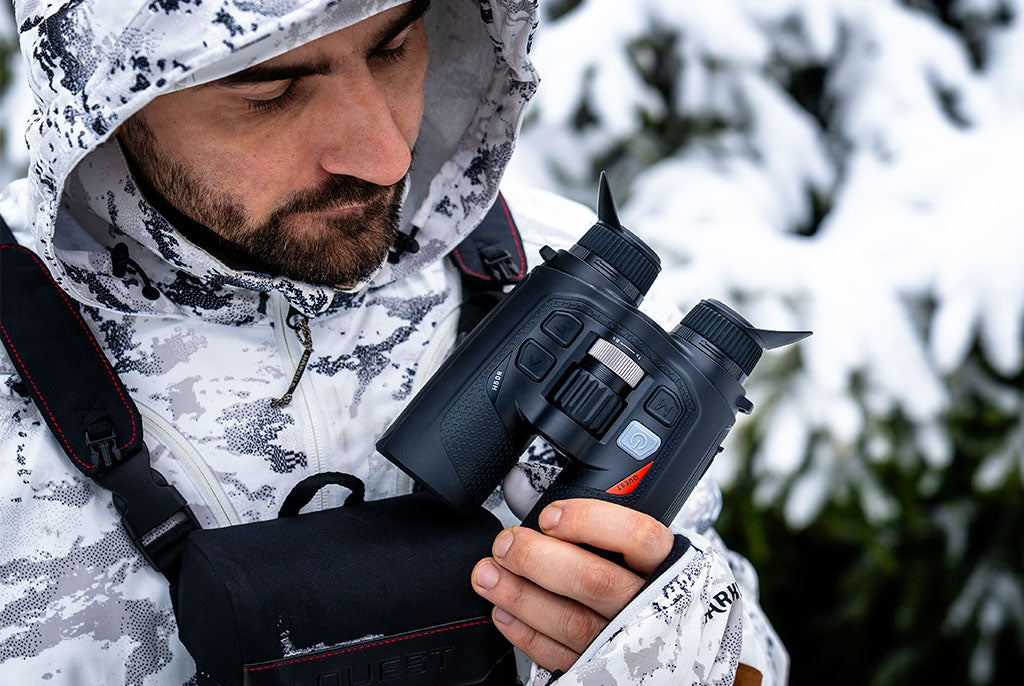 NocPix Quest L35R Thermal Imaging Binoculars with LRF 3